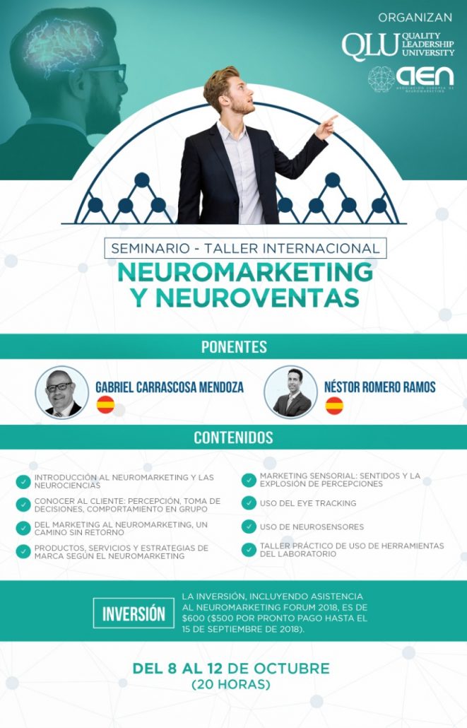 Taller Internacional de Neuromarketing y Neuroventas por Gabriel Carrascosa y Néstor Romero